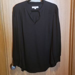 LOFT Smocked Detail Top